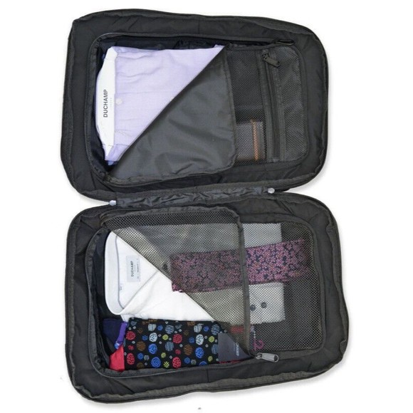 Duchamp Bags Duchamp Expandable Getaway Travel Black Backpack Nwt